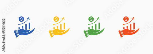 Stethoscope Icon Set Color Multiple Style Collection