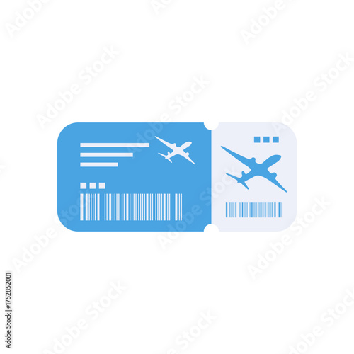 Plane Holiday Ticket Icon