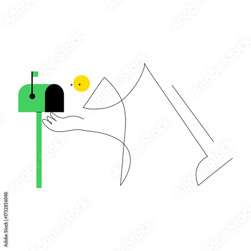 A sketchy style illustration representing fitness tracker
