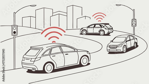 Connected Autonomous Vehicles Driving on Urban Roads with Wireless Communication for Intelligent Transportation and Future Mobility