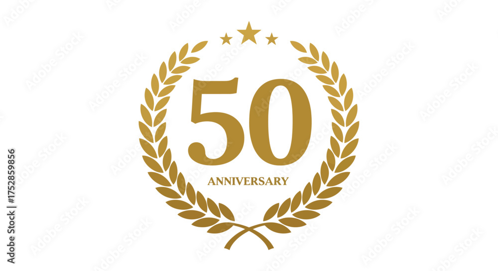 Fototapeta premium gold laurel wreath