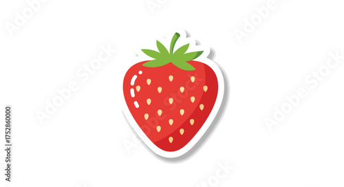 strawberry on a white background