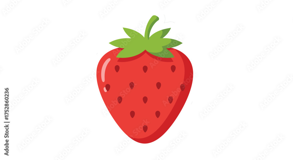 Fototapeta premium strawberry isolated on white background