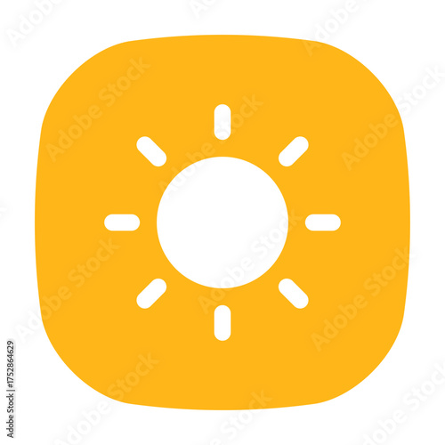 brightness or weather symbol UI icon.