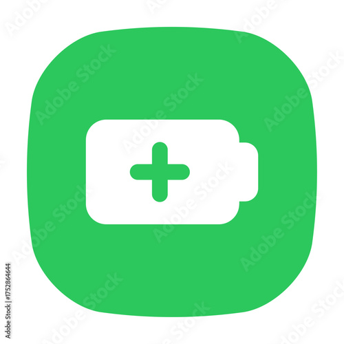 energy charging symbol UI icon.