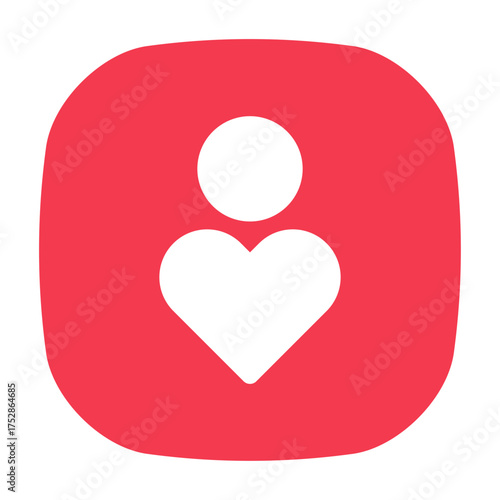 digital wellbeing, self care and phone balance symbol UI icon.