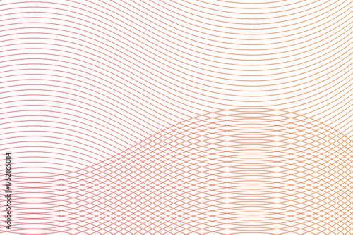 オレンジのモーションデザイン背景	wavedesign