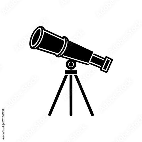 A telescope on a tripod is visible silhouette