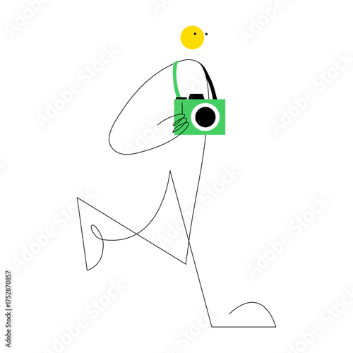 A sketchy style illustration representing fitness tracker
