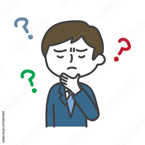 考えるビジネスマン
