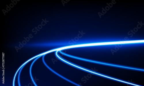 Abstract speed Business Start up launching product with Electric car and city concept Hitech communication concept innovation background,  vector design