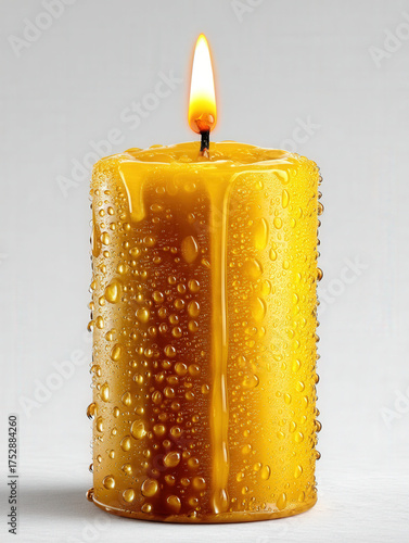 candle isolated on white