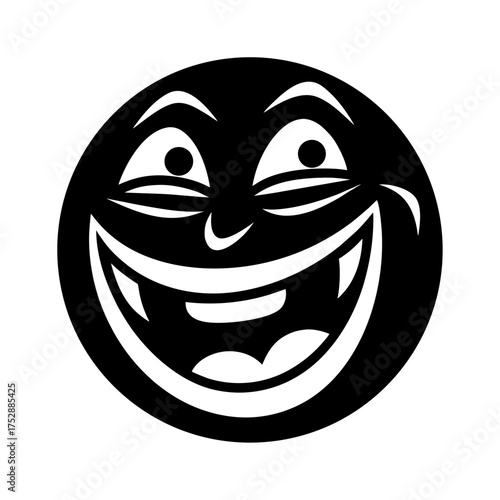 funny meme face retro 90s cartoon style vector art illustration