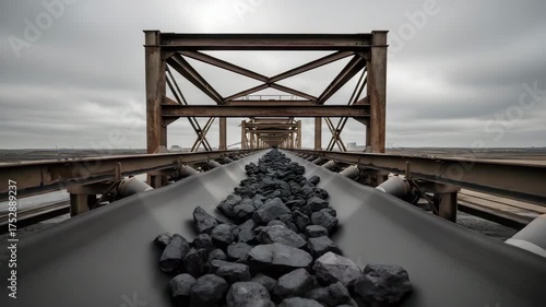 Monumental structure with cloudy sky