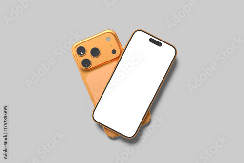Obraz na płótnie Smartphone 17 Pro Blank Mockup Template