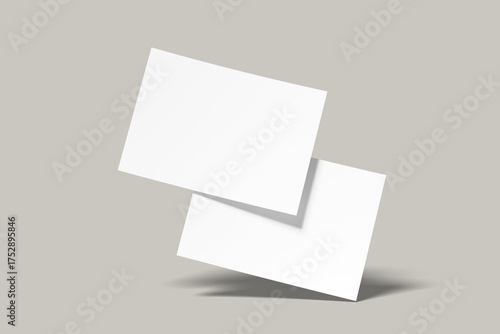 A4 Landscape Blank Mockup
