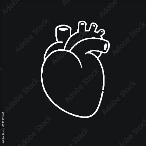 Contrast of two anatomical hearts highlights dual symbolic medical meanings.