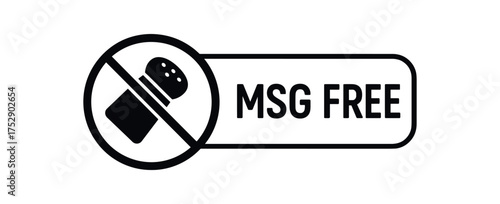 Black silhouette flat icon and outline icon style. two minimal vector icon style. Modern packaging label design. Circular black icon on the left with simple flat pictogram of seasoning