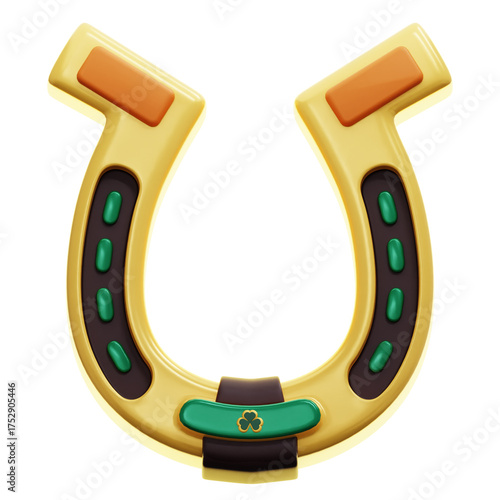 Horseshoe 3D Illustration