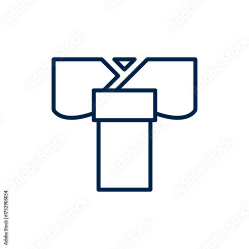 Kimono vector illustration icon