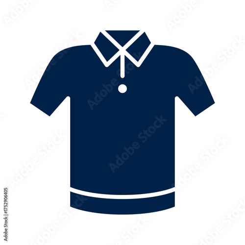 Polo shirt vector illustration icon