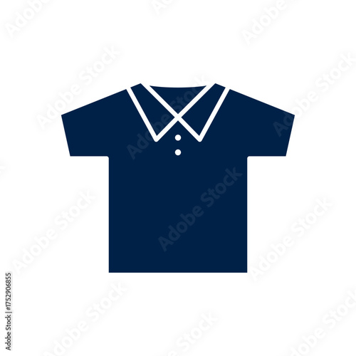 Polo shirt vector illustration icon