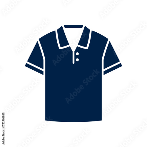 Polo shirt vector illustration icon