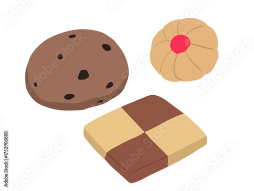 クッキー 主線なし