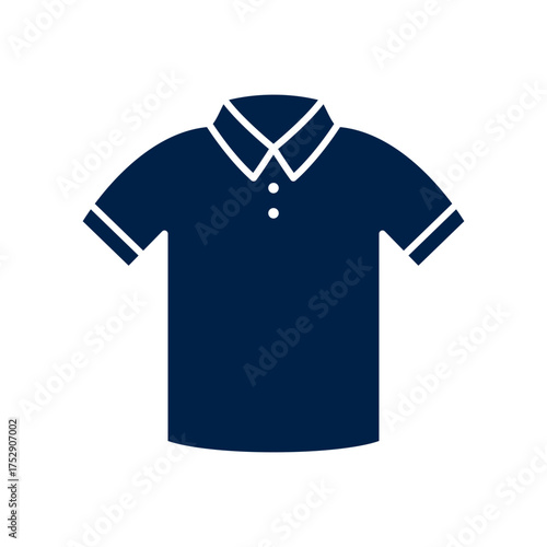 Polo shirt vector illustration icon