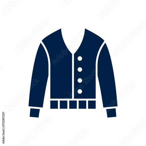 Cardigan vector illustration icon