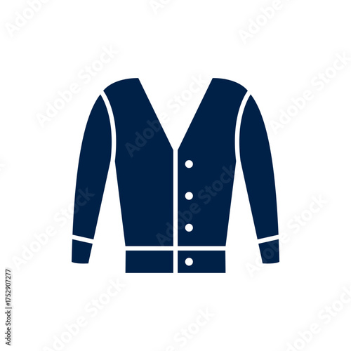 Cardigan vector illustration icon
