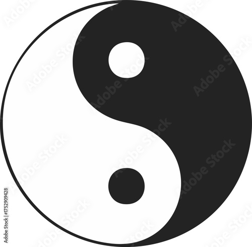 Yin Yang Balance Icon