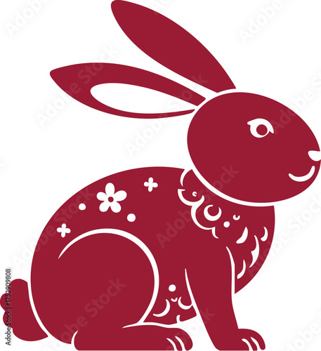 Gentle Rabbit in the Meadow