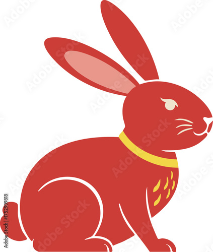 Gentle Rabbit in the Meadow