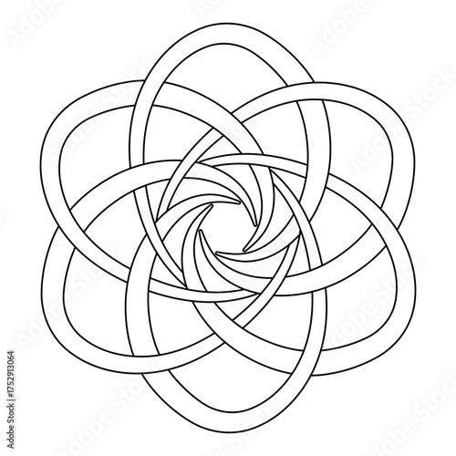 Interwoven Circular Knot Ma...