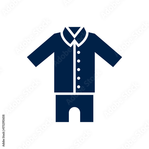 Pajamas vector illustration icon