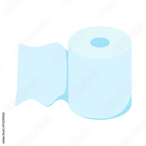 roll of toilet paper illustration vector hand drawn