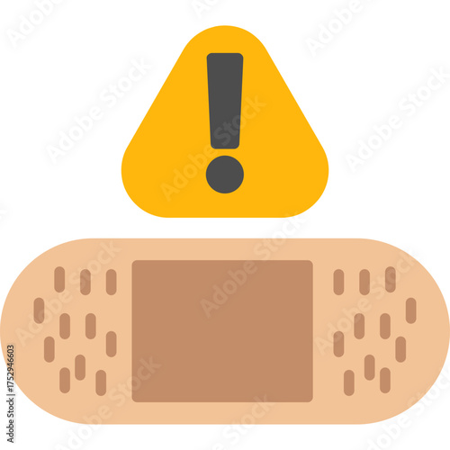 Plaster Caution Icon