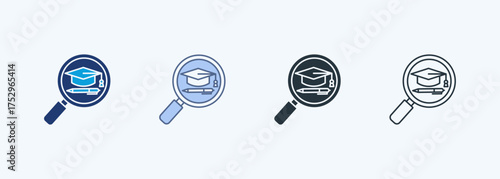 Microlearning Multiple Style Icon Collection