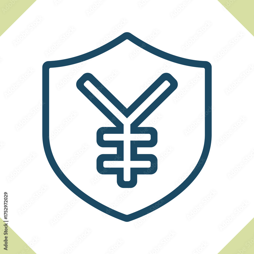 Obraz premium Currency - Yuan Icon