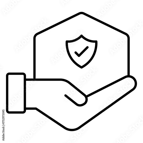 Hand Home Protection Outline