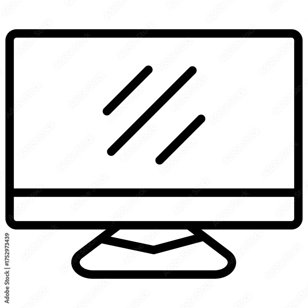 Obraz premium Monitor Icon