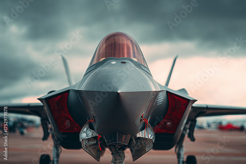 jet fighter front on