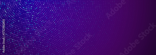 Digital purple bg with pixel pattern and gradient effect for technology or gaming backgrounds. Blue scattered squares with smooth transition. Abstract wallpaper for presentations or web interfaces.