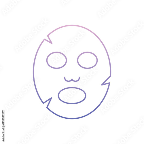 Facial Mask Vector icon
