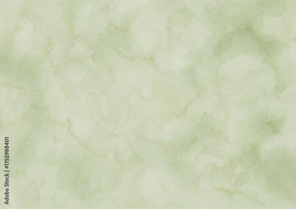 Obraz premium 水彩画のマーブル 抹茶 Sage green /green tea/Matcha Watercolor paper Marble Texture Background-300dpi-