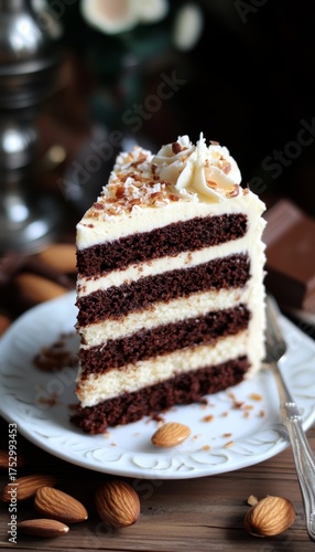 Wallpaper Mural Delicious Almond Joy Cake with Coconut Frosting and Rich Chocolate Layers for Every Celebration Torontodigital.ca