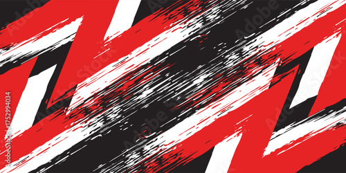 red and white sports background design with abstract modern templates.