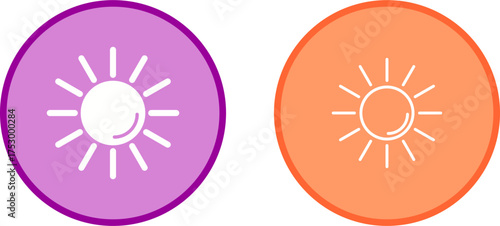 UV Radiation Vector Icon