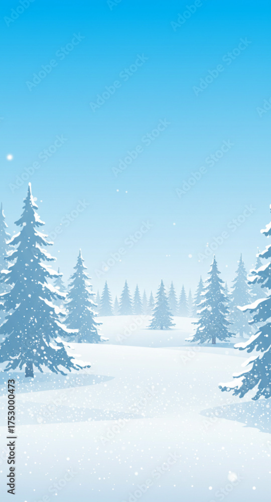 Fototapeta premium Winter background